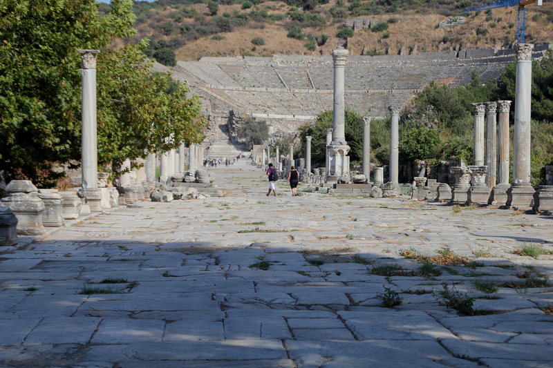 Arcadian Way leading to the Ephesus theater