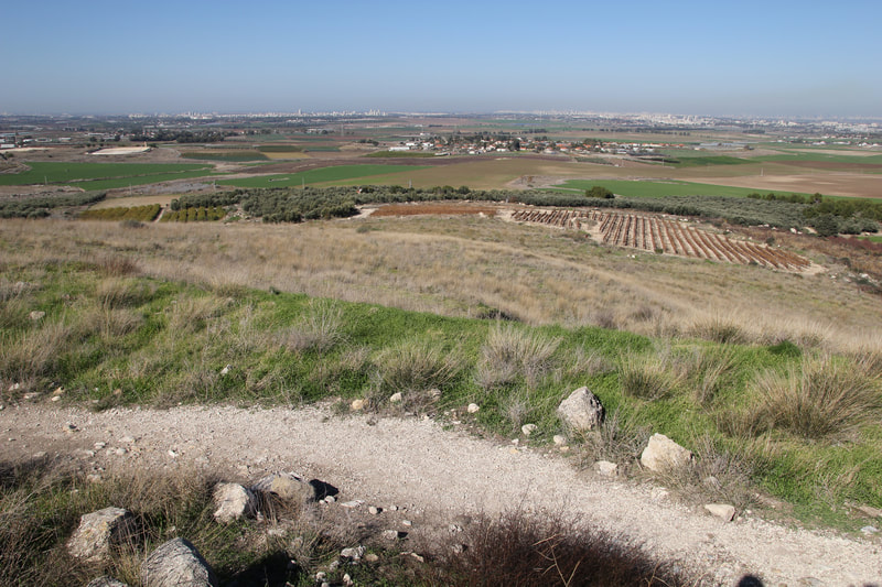 View of coast from Gezer