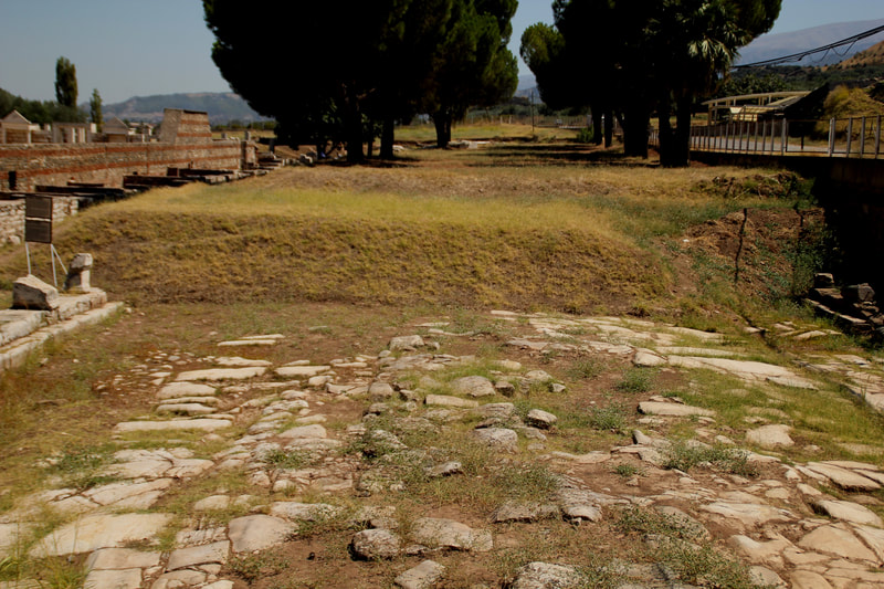 Roman road of Sardis. 