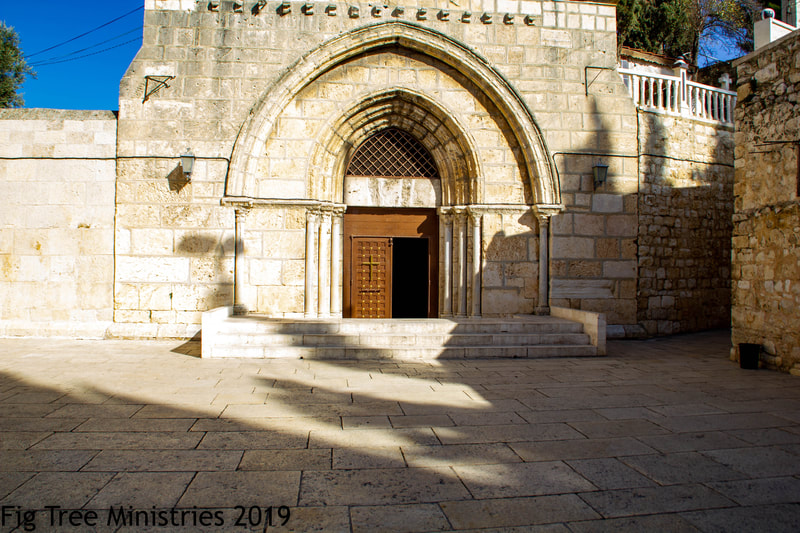 Gethsemane is not easy for visitors to find as it is located down a short passageway. 