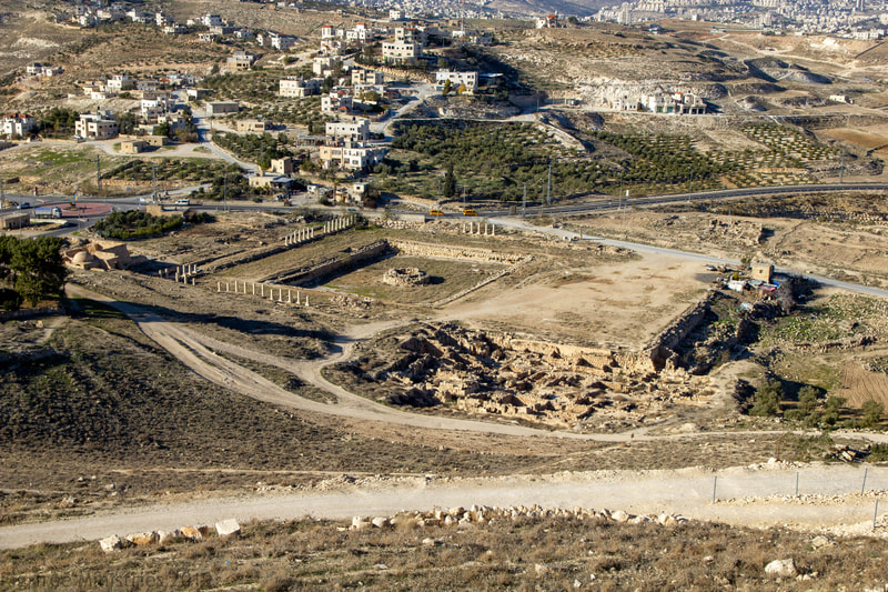 Lower grounds of the Herodium complex.